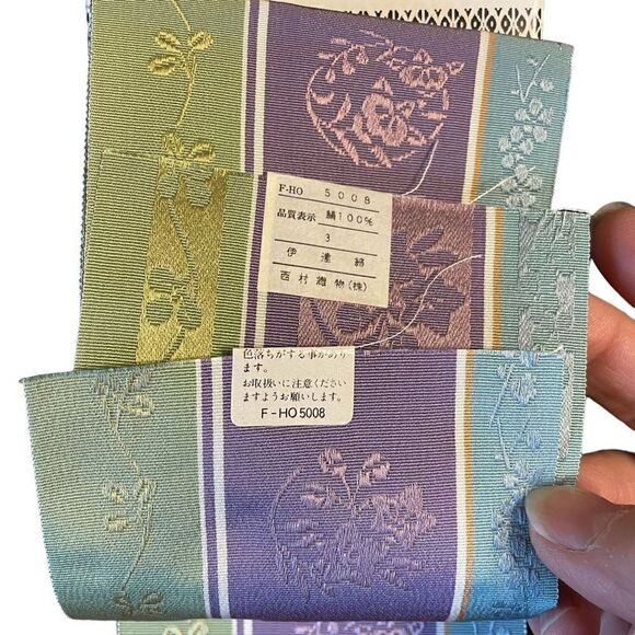 Authentic Chikuzen Hakata Ori Datejime - Picture 4 of 8